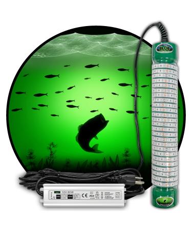 Green Blob Outdoors New Underwater Fishing Light LED for Docks 7500 or 15000 Lumen with 110 Volt AC 30ft or 50ft Power Cord, Crappie, Snook, Fish Attractor, Made in Texas 15000 30ft Cord