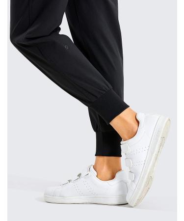 CRZ YOGA Women's Lightweight Joggers 27.5 - Outdoor Running Pants, Large Black - Buy Online on GoSupps.com