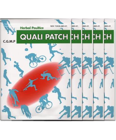 Quali Patch - Quali Herbal Poultice Pain Relief Patch - 5 Pack - 3 sheets per pack - Buy Online on GoSupps.com