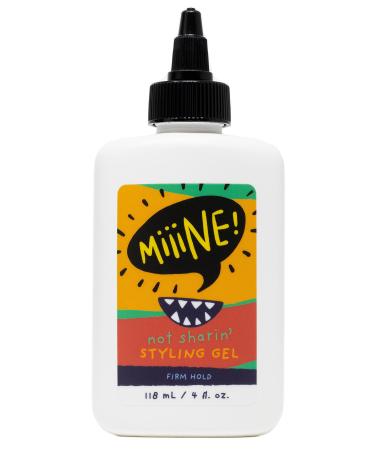 MiiiNE! Not Sharin Styling Gel for Boys 4oz | Strong Hold Kids Hair Gel - No Flake Styling Gel   Perfect Gel for Epic Spikes   Cruelty Free Hair Gel for Kids Made in USA | By Stylists For Kids