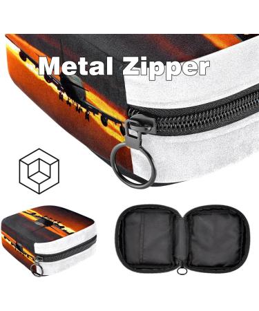 Sanitary Napkin Storage Bag | Period Tampon Makeup Pad Pouch | Airplane Picture | Color318 - Buy Online on GoSupps.com