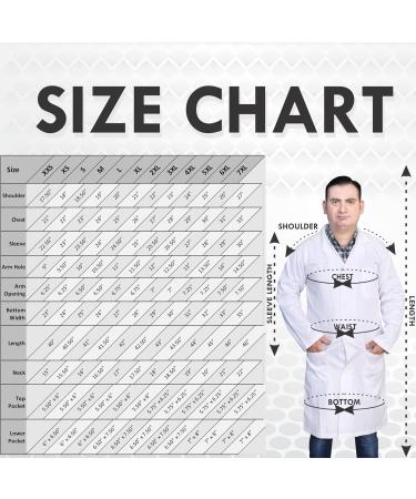 DR Instruments Unisex Lab Coat | 60% Cotton 40% Polyester | Sanforized | White | L - Buy Online on GoSupps.com