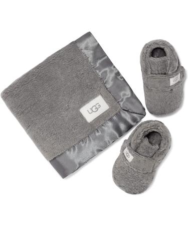 UGG Unisex Baby Bixbee and Lovey Fashion Boot - Charcoal, Size 4 UK Child - Buy Online on GoSupps.com