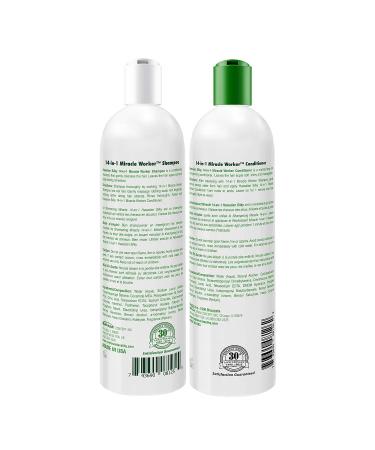 Hawaiian Silky Miracle Worker Shampoo & Conditioner 16 fl oz - Strengthen & Repair Damaged Hair - Sulfate-Free & Paraben-Free - Buy Online on GoSupps.com