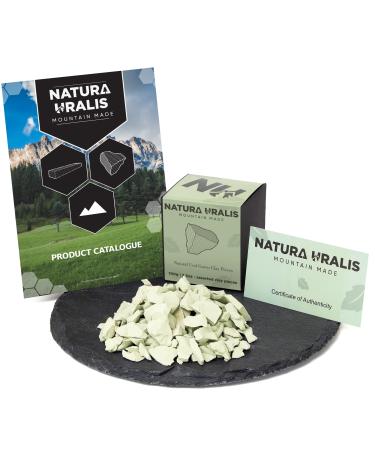 Argile Verte de l'Oural | 100g Argile Verte Naturelle Vert Pastel Verdoyant - Croquant Etonnant Texture Terreuse Velout e et Ferme Satisfaisante Sensation ASMR