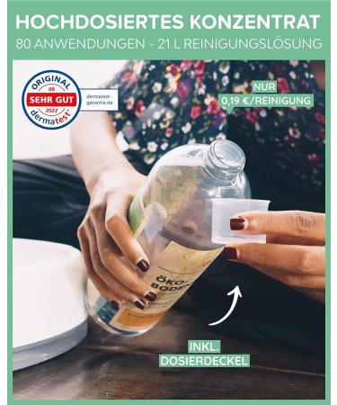 Heldengr n KO Floor Cleaner for Moped Robots - Apricot & Papaya | Streak-Free Quick-Drying Foam Arm Cleaner - 1000ml (1 Pack) - Buy Online on GoSupps.com