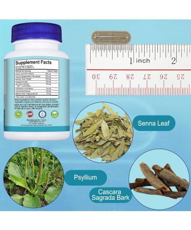 15 Day Cleanse Gut Support 1 Pack Detox Supplement with Senna Cascara Sagrada & Psyllium Husk for Men and Women | 30 Capsules 30 Count (Pack of 1) - Buy Online on GoSupps.com