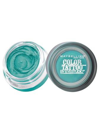 Maybelline New York Eyestudio ColorTattoo Metal 24HR Cream Gel Eyeshadow  Edgy Emerald  0.14 Ounce (1 Count) Edgy Emerald 0.14 Ounce (Pack of 1)