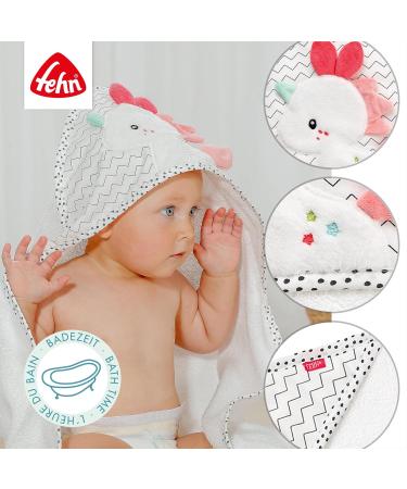 Fehn Badaguch Baby Sweetheart: Cotton Unicorn Bathing Towel Poncho for Kids | Soft Terry Bundle - Buy Online on GoSupps.com