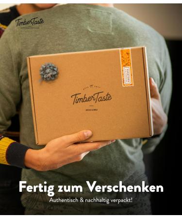 Timber Taste Oil Gift Set for Men | 3 Exquisite Rustic Food Oils (3x100ml) | Premium Unique Birthday Gift Set - Buy Online on GoSupps.com