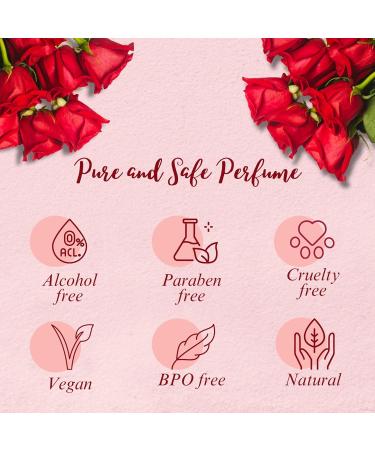Rose Perfume Oil Alcohol-Free & Long Lasting Perfume for Women & Men | Floral Romantic Elegant Fragrance Oil | Travel Size Arabian Perfume Oil 6mL / 0.2 Fl Oz. - Buy Online on GoSupps.com