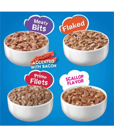 Friskies Oceans Delight Variety Pack Cat Food - 40 Cans (5.5oz) - Buy Online on GoSupps.com