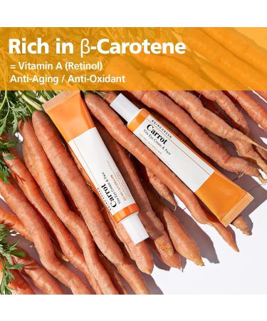 BRING GREEN Carrot Vita Eye Cream & Face Double SET - Anti-Aging Eye Cream with Vitamins C B E & Retinol for Dark Spots - 2 Count (30ml each - Buy Online on GoSupps.com