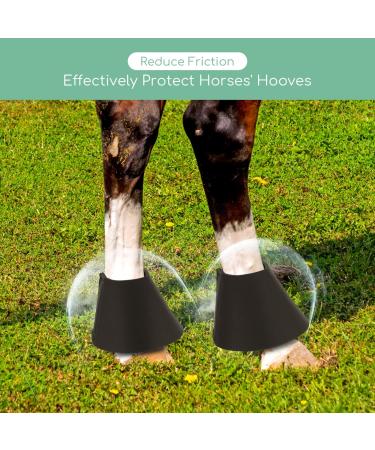 Nobleza Overreach Horse Boots: Durable Neoprene Protection for Equestrian Safety - Buy Online on GoSupps.com