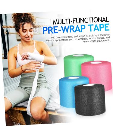4 Rolls Skin Membrane Wrist Tape - Breathable Pre Wrap for Baseball Boxing Soccer & Athletic Use | High-Quality Sports Tape - Buy Online on GoSupps.com