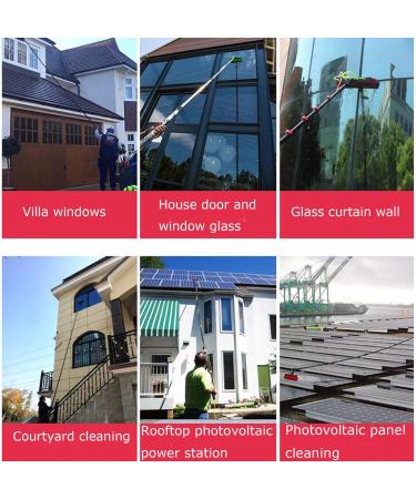 Window Cleaning Kit With Extension Pole 3.6M/5.4M/6M/7.2M/9M/11M Aluminum Alloy Water Fed Telescopic Brush for Window Cleaning Trucks Cleaning System & Washing Tool 24FT/7.2M - Buy Online on GoSupps.com