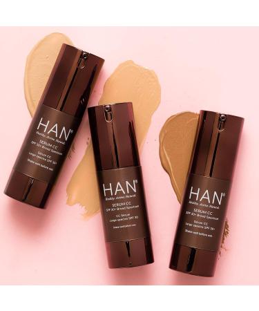 HAN Skincare Cosmetics Serum CC with SPF 30 - Vegan Cruelty-Free & Waterless (Shade 1.5) | International Shipping - Buy Online on GoSupps.com
