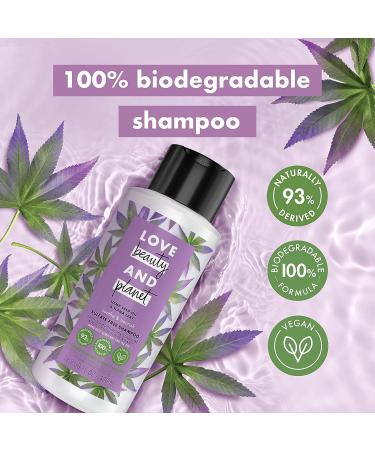 Love Beauty and Planet Hemp Seed Oil & Nana Leaf Shampoo - 13.5 oz (Sulfate-free, Silicone-free, Cruelty-free, Vegan) - Buy Online on GoSupps.com
