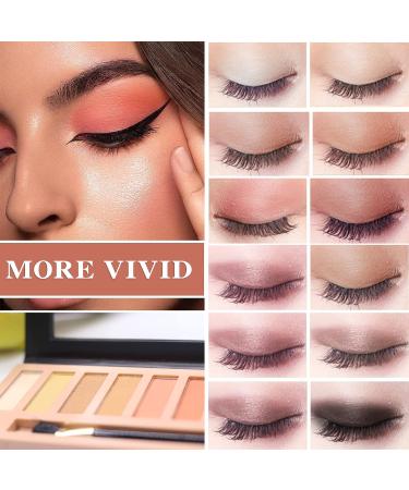 Naked Nude Eyeshadow Palette - 12 Colors, Matte & Shimmer, Long Lasting Waterproof Formula - Buy Online on GoSupps.com