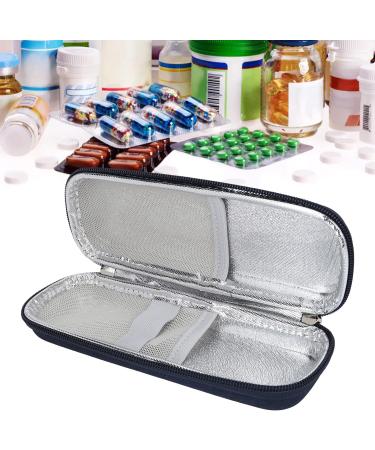 Portable Multi-Layer Insulin Travel Case - Navy Blue - Buy Online on GoSupps.com
