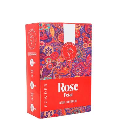 Rose Petal Powder - Skin Lightening Blemish Treatment & Hydrating Face Mask Scrub - 100g for Brightening & Oil Control - Buy Online on GoSupps.com