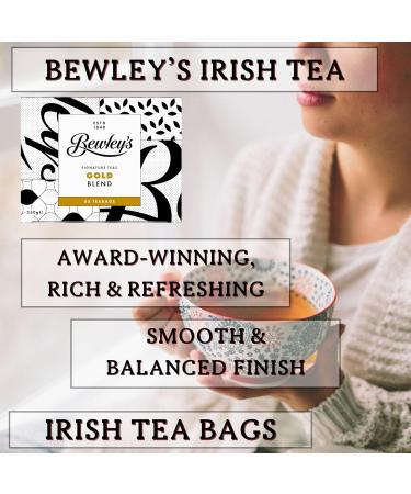 Bewleys Irish Tea Bundle with - 160 Tea Bags with Bewleys Irish Breakfast Tea and Bewleys Gold Blend Tea Including Mint Retail Tea Squeezer - Buy Online on GoSupps.com