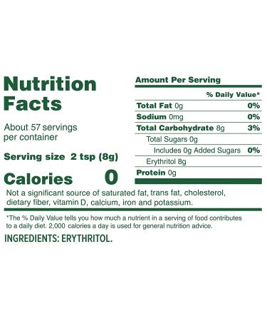 Whole Earth Sweetener Co. 100% Erythritol Sweetener - Keto-Friendly Natural Sugar Alternative - Baking & Zero Calorie Substitute - Gluten Free & Non-GMO - 16oz Pack - Buy Online on GoSupps.com
