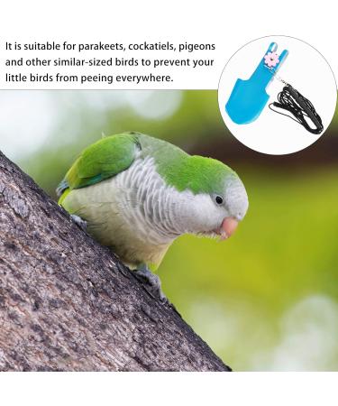 VILLCASE Parrot Flight Suit Diaper with Leash | Cockatiel & Pigeon Flying Clothes - International Shipping Available - Buy Online on GoSupps.com