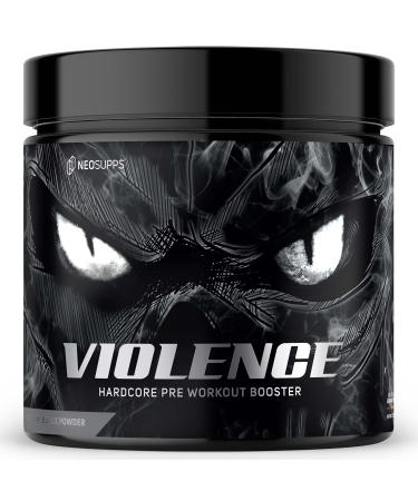 Violence Booster - Black Powder (Black Edition) 320g |Training booster |100% focus |More strength and endurance |Concentration in sports and muscle mass weight: 320g taste: black powder black powder 320g