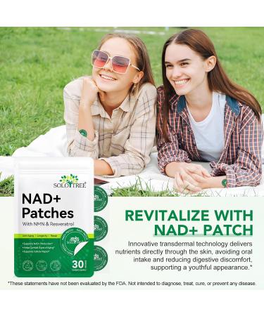 NAD+ Lot de 30 patchs anti- ge pour la peau Patch Resv ratrol Energy Boost de 8 heures avec NAC et CoQ10 suppl ment transdermique de NAD pour renouvellement cellulaire (30 Patchs) - Buy Online on GoSupps.com