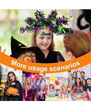 Halloween Headbands Pumpkin Ghost Bat Skeleton Scary Long Strip Hair Bands - Halloween Headwear Cosplay Props for Favors Ghost Skeleton - Buy Online on GoSupps.com