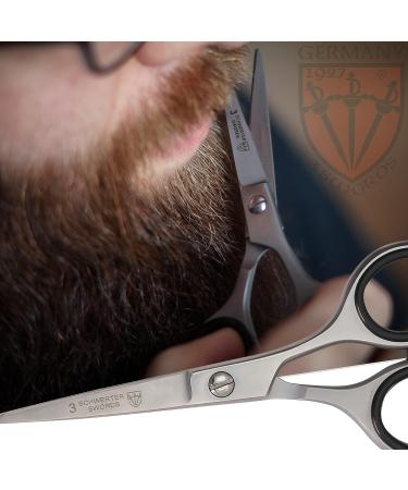 3 Swords Germany Professional Beard Hair Scissors Stainless Steel Straight Blade Sharp with case Beard Scissors - Buy Online on GoSupps.com