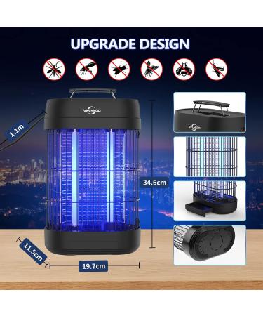 Viflykoo 14W Mosquito Trap - 1800V Insect Destroyer with Safety Features | Effective Mosquito Lamp for Bedroom Kitchen & Garden - Buy Online on GoSupps.com