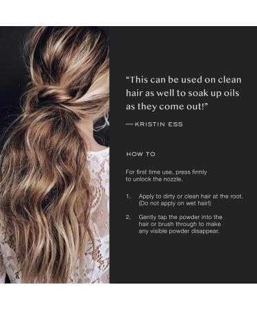 Kristin Ess Hair Reviving Dry Shampoo with Vitamin C - Vegan Powder Spray for Oily Hair Blonde & Brunette - 4 oz (Pack of 2) | International Shipping Available - Buy Online on GoSupps.com