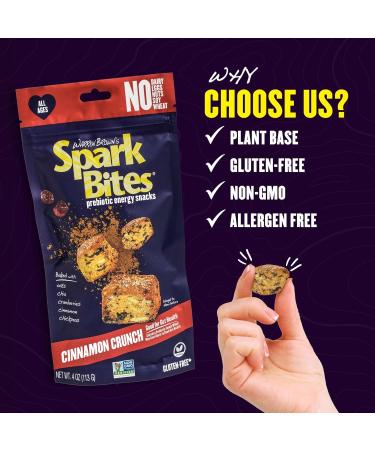 SPARK BITES Variety Pack - Allergen-Free Vegan Healthy Energy Snack - 6 Flavors, Non-GMO, Gluten-Free - Buy Online on GoSupps.com
