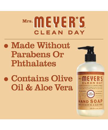 Mrs. Meyer's Oat Blossom Hand Soap - Biodegradable Formula with Essential Oils - 12.5 fl. oz - Buy Online on GoSupps.com