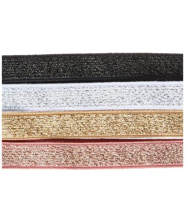 Revlon Essentials Metallic Headwraps 4 Piece Set - 4 Count (Pack of 1) - Buy Online on GoSupps.com