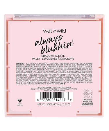 Wet n Wild Always Blushin' Eyeshadow Palette - Shimmering Matte Glitter Finishes - Buy Online on GoSupps.com