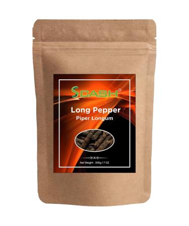 Scash Dried Indian Long Pepper Pippali (7 Ounce) 200 gm