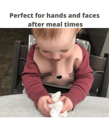 Mama Designs Bamboo Reusable Baby Wipes - 10 Pack | Eco-Friendly & Antibacterial Baby Cloths for Delicate Skin - Buy Online on GoSupps.com