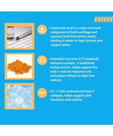 Consult Health Joint Solution Advanced Anti-Aging Total Joint Health Dietary Supplement with UC Type 2 Collagen Hyaluronic Acid Curcumin for Maximum Flexibility and Reducing Discomfort 90 Capsules - Buy Online on GoSupps.com