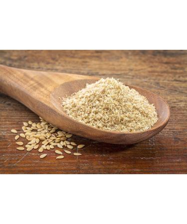 Organic Golden Flax Seeds 1lb | Whole Raw Flaxseeds Non-GMO Kosher Vegan | Rich in Omega-3 Protein Fiber | Great for Smoothies Salads Granola Baked Goods - Buy Online on GoSupps.com