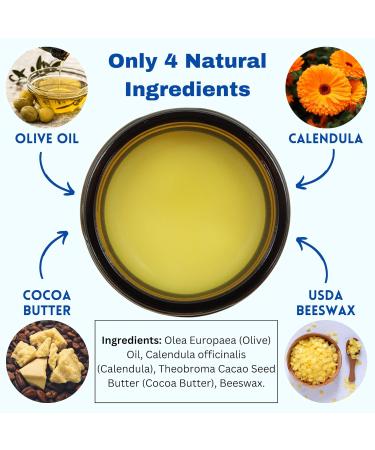 Isabel's Natural Baby Calendula Salve | Gentle Skin Protection for Newborns | Soothes Diaper & Drool Rash | Fragrance & Phthalate Free | 2 oz - Buy Online on GoSupps.com