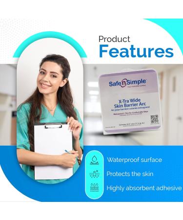 Safe n' Simple Aloe and Zinc Oxide Skin Barrier Sheets - 4x4 Individually Wrapped Packets - Ostomy Skin Protective Sheets - Buy Online on GoSupps.com