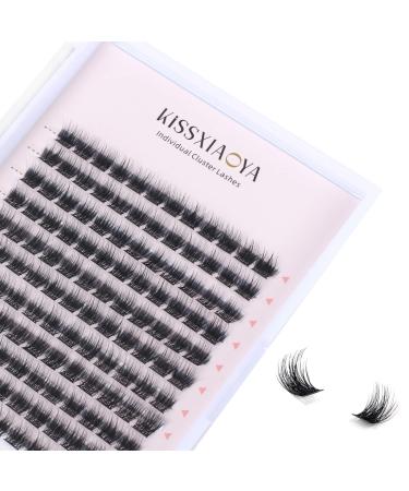 Cluster Lashes Extensions 144Pcs Individual Cluster Lashes D Curl 10mm Wide Stem Cluster Eyelashes Soft Natural False Eyelashes Cluster DIY Eyelash Extension At Home (10mm 10mm 144P D Curl) 1 count (Pack of 1) 10mm 144P D Curl