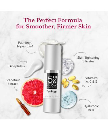 5th & Glow Youthful Beauty Bundle - CyaBags Line Smoother for Instant Skin Transformation + Miracle Lash Enhancing Serum for Stronger Thicker Lashes - Confidence Boosting Daily Routine - Buy Online on GoSupps.com