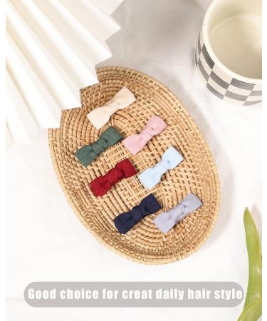 Jollybows 24 PCS Baby Hair Bow Clips - Mini Barrettes for Girls - Infant Fine Hair Accessories - Buy Online on GoSupps.com