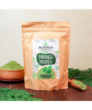 Moringa Mantra Moringa Leaf Powder 1 kg Naturally Grown Powdered Moringa Leaves Tested for Heavy Metals 1 kg (Pack of 1) - Buy Online on GoSupps.com
