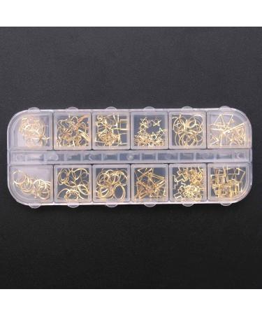 FANGO 3D Shape New Nail Clear Nail Pearl Diy Nail Art Decorations Rhinestone Manicure Tools #2 Openwork Rivets - Buy Online on GoSupps.com