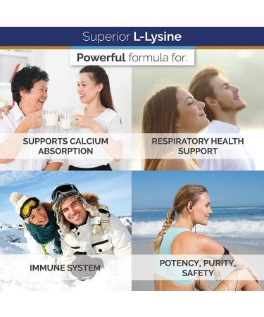 Superior Labs L-Lysine NonGMO 500mg - 120 Vegan Capsules | Supports Calcium Absorption & Immune Health - Buy Online on GoSupps.com